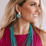 Party In Manhattan Earrings In Aqua Image - 1