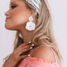 Floral Confessions Earring in White Image - 1