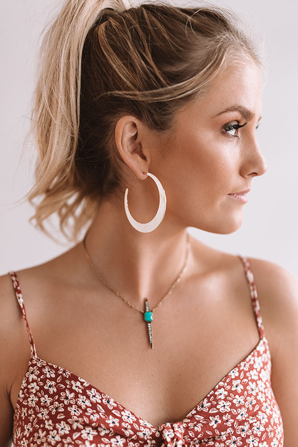 Happiness All Around Hoop Earrings
