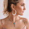 Happiness All Around Hoop Earrings Image - 1