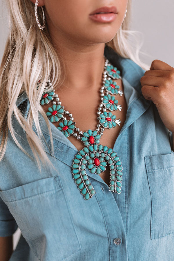 Haute Tropics Necklace In Red