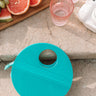 Bright On Point Clutch in Turquoise Image - 1