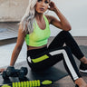 Boss Babe Sports Bra in Neon Yellow Image - 1