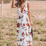 Peony Fields Wrap Maxi Dress Image - 1