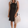 Beach Vibes Babydoll Dress In Black Image - 1