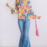 Blossoms and Brunch Shift Top in Golden Honey Image - 1
