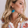 Sweet And Chic Earrings In Ocean Blue Image - 1