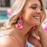 Sweet Devotion Earrings In Pink Image - 1