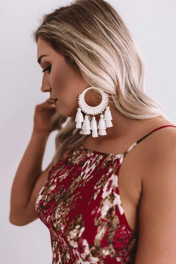 Bali Bungalow Earrings In Ivory