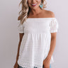Beverly Hills Sunset Eyelet Top Image - 1
