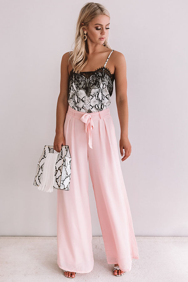 Brighton Bliss Lace Tank In Snake Print