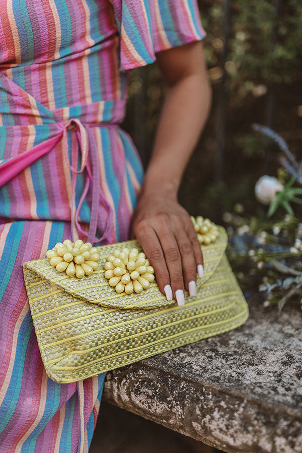 Cabo Cruise Clutch In Yellow