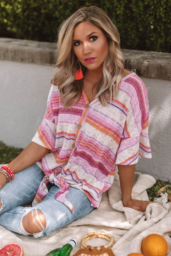 San Diego Sun Stripe Top