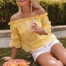 Amalfi Adventure Eyelet Top Image - 1