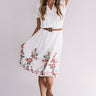 Caribbean Bliss Embroidered Midi Image - 1