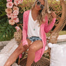 Layover In London Cardigan in Pink Image - 1
