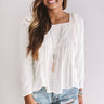 Charmingly Chic Shift Top In Ivory Image - 1