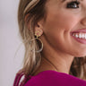 Santorini Stunner Earrings In Grey Image - 1