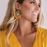 Met Gala Moment Earrings In Marigold Image - 1