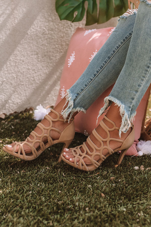 The Skylar Heel In Iced Latte