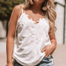 Cali Vibes Crochet Tank In White Image - 1