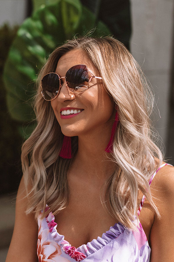 Sunrise To Sunset Sunnies In Blush