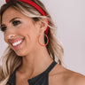Sea And Spritzers Earrings In Red Image - 1