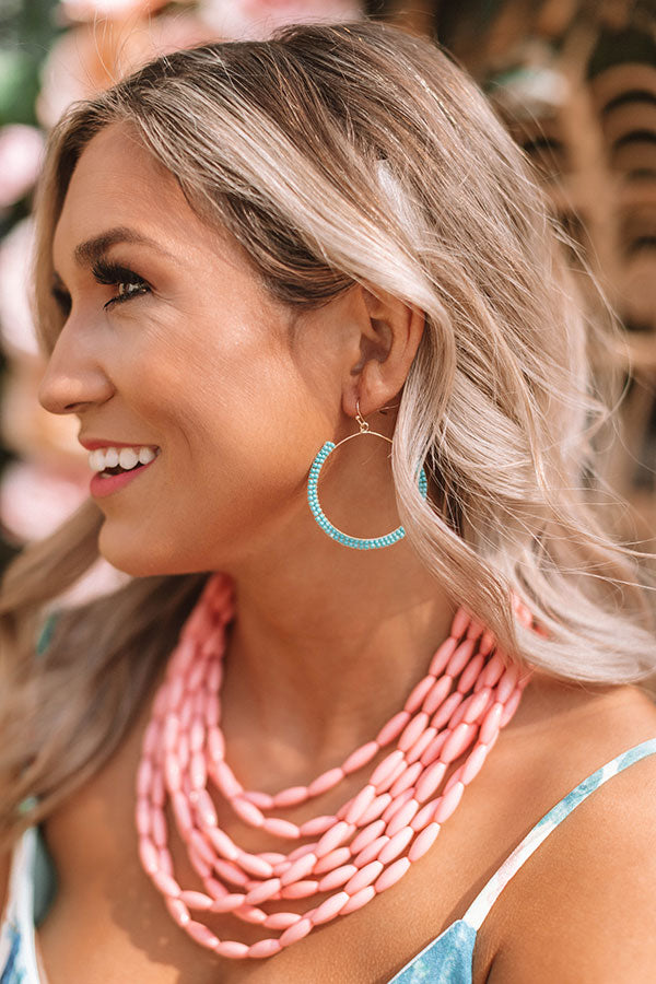 Sea And Spritzers Earrings In Turquoise