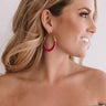 Margarita Meet-Up Earrings In Fuchsia Image - 1
