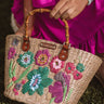 Flower Bomb Woven Tote Image - 1