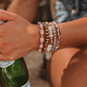 Bora Bora Baby Semi Precious Bracelet Set In Dusty Purple Image - 1