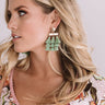 Wine And Dine Earrings In Olive Image - 1