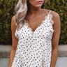 Right On The Dot Tank in Ivory Image - 1