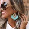 Better In Brighton Earrings In Turquoise Image - 1