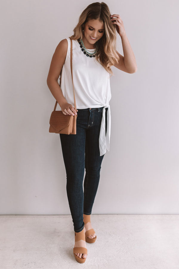 Road Trip To NYC Shift Top In White Image - 1