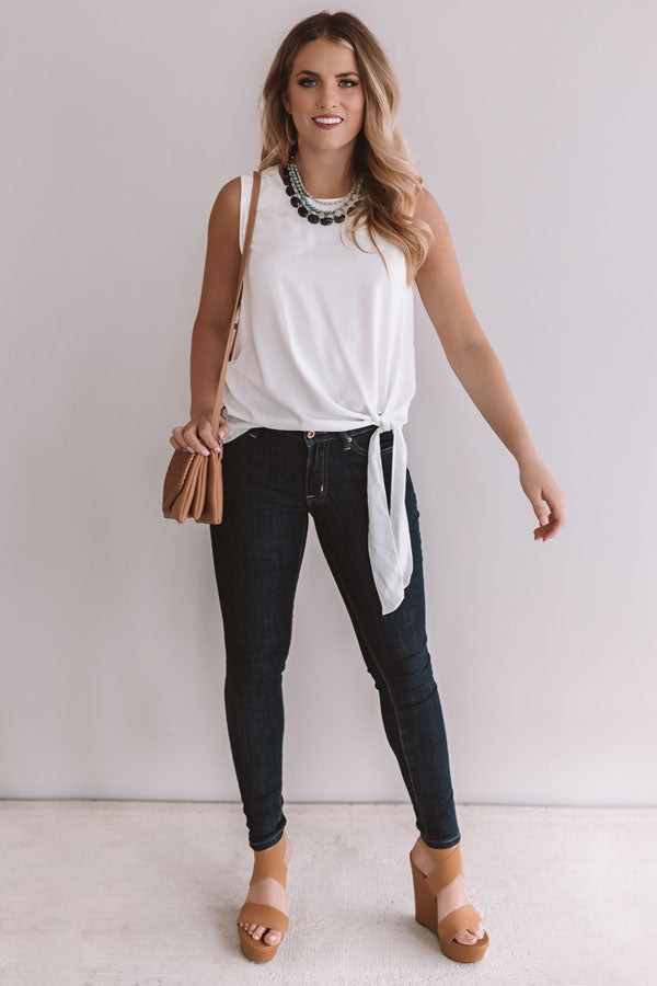 Road Trip To NYC Shift Top In White Image - 2