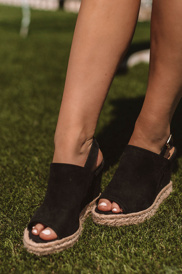 The Mason Wedge In Black