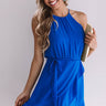 Celebrate With Champagne Dress In Royal Blue Image - 1