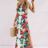 Flirting In Florence Halter Maxi in Ivory Image - 1