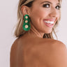 Sea And Serenity Earrings In Green Image - 1