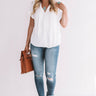 Mimosa Please Shift Top in White Image - 1