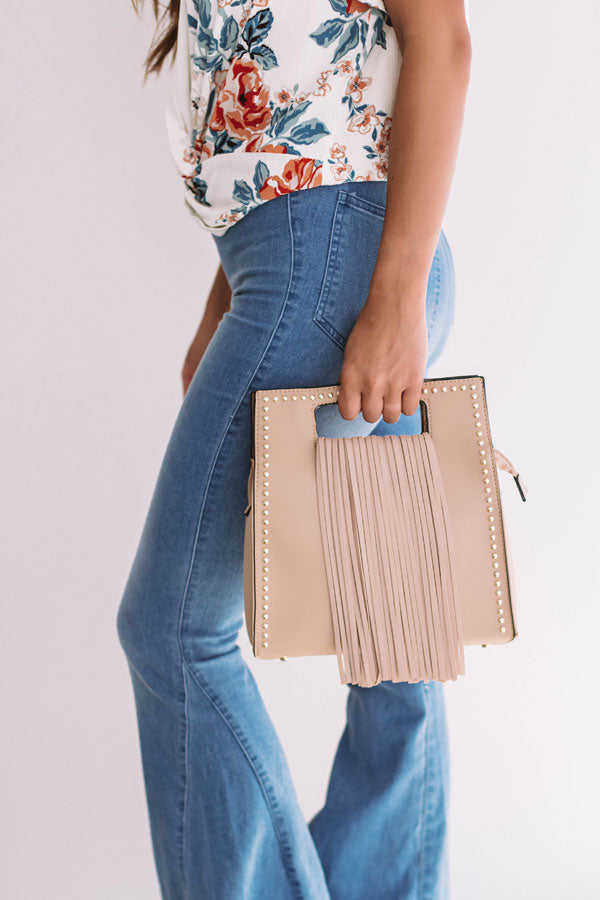 West Coast Road Trip Crossbody in Iced Latte