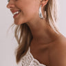 Swirls And Kisses Hoop Earrings In Silver Image - 1