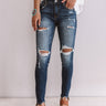 The Blaise Midrise Distressed Skinny Image - 1