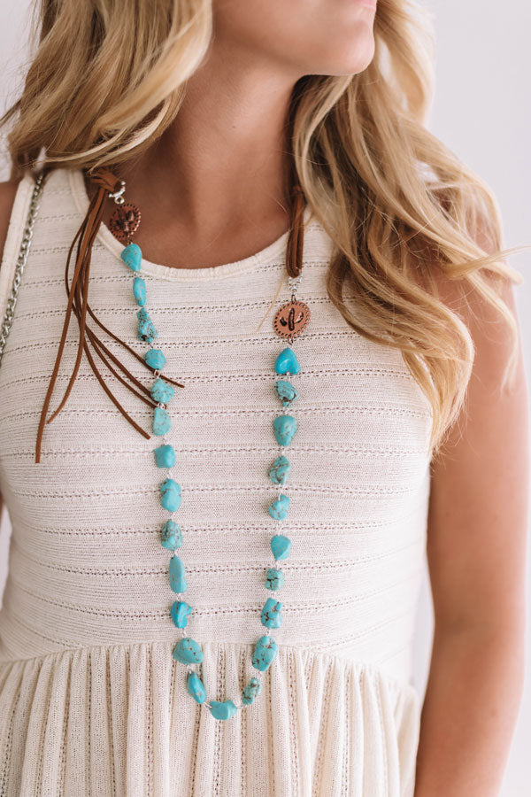 Sweetness In The South Turquoise Necklace