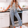 Trendsetter Mineral Wash Jogger in Airy Blue Image - 1
