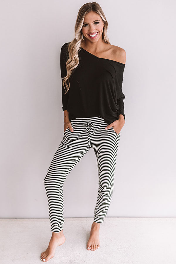 Cali Chill Shift Tee In Black