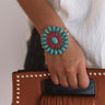 Beach Oasis Cuff Bracelet In Red Image - 1
