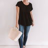 Ticket To Paradise Babydoll Top In Black Image - 1