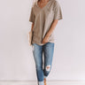 On The Road Again Shift Tee In Martini Olive Image - 1